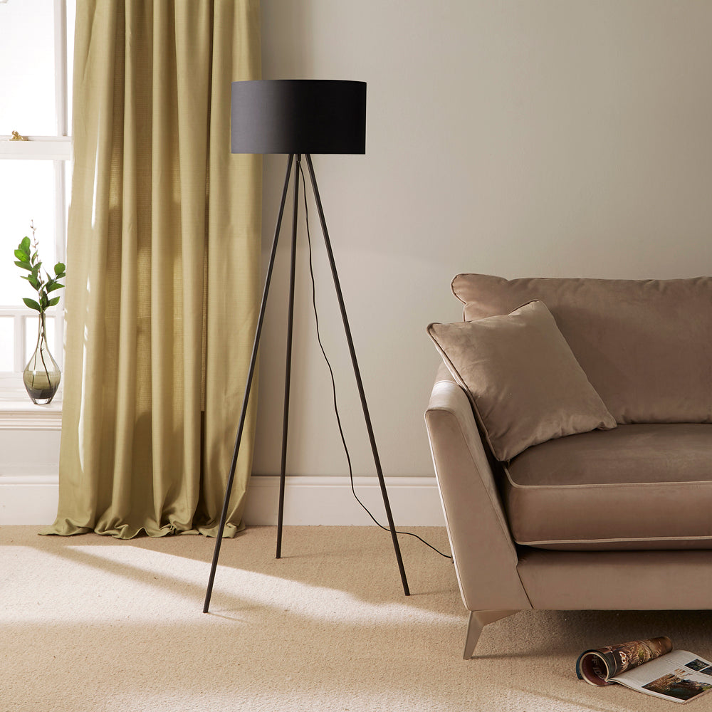 Leena Minimalist Metal Tripod Floor Lamp