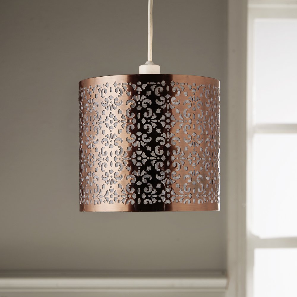 KLiving Napoli Cut-out Copper Non Electric Ceiling Lamp Shade