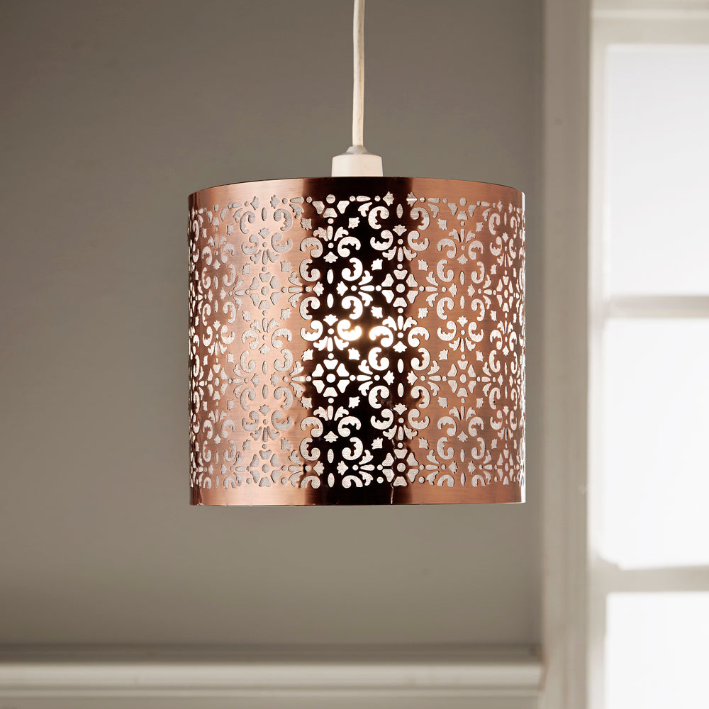 KLiving Napoli Cut-out Copper Non Electric Ceiling Lamp Shade