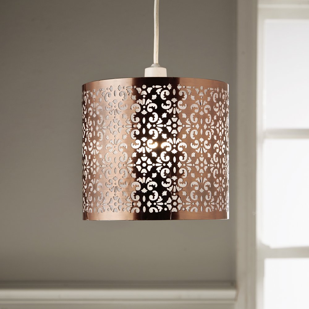 KLiving Napoli Cut-out Copper Non Electric Ceiling Lamp Shade