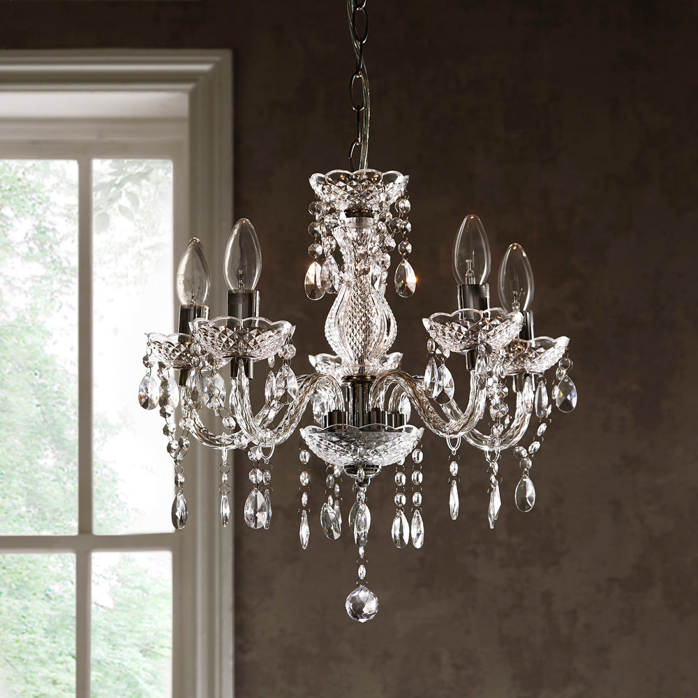KLiving Tuscany Acrylic Droplets Chandelier
