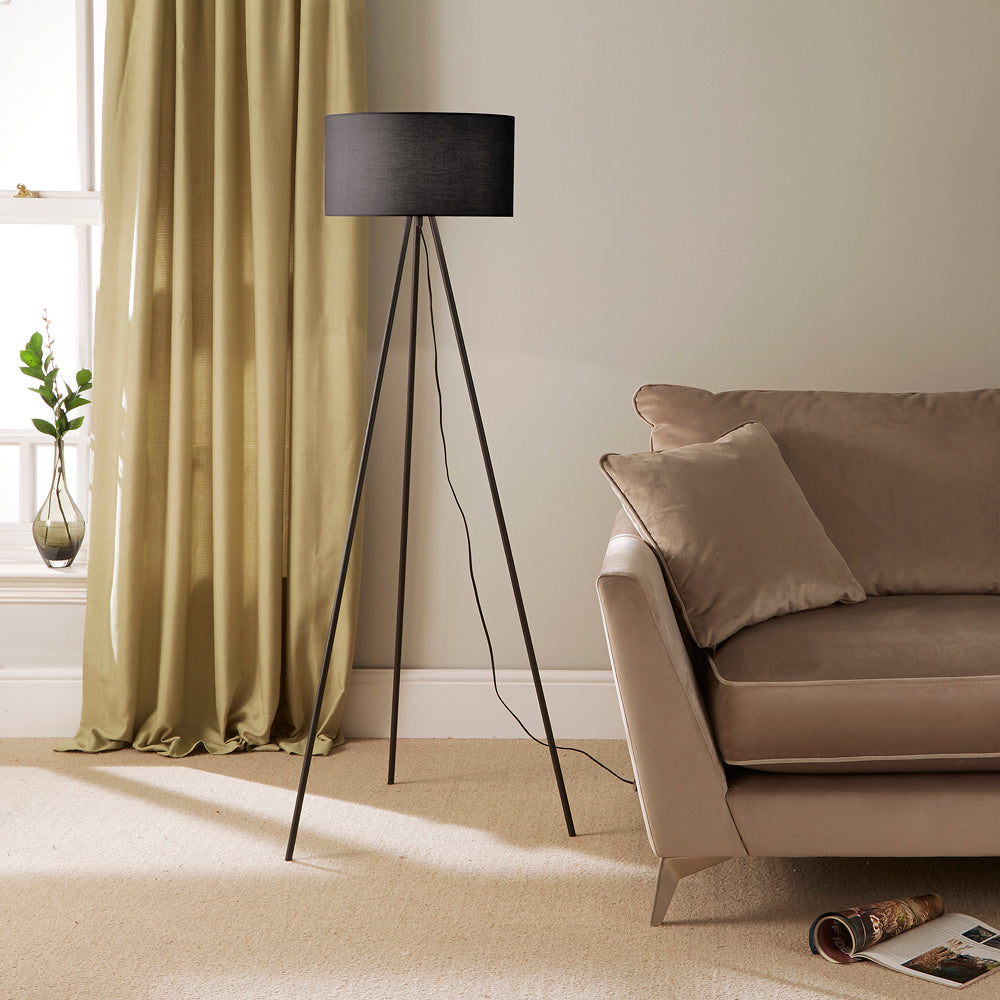 Leena Minimalist Metal Tripod Floor Lamp