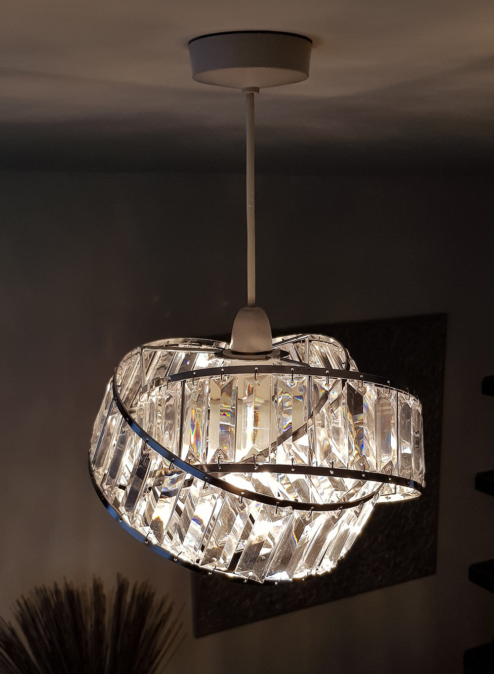 Brompton Chrome Non Electrical Ceiling Pendant