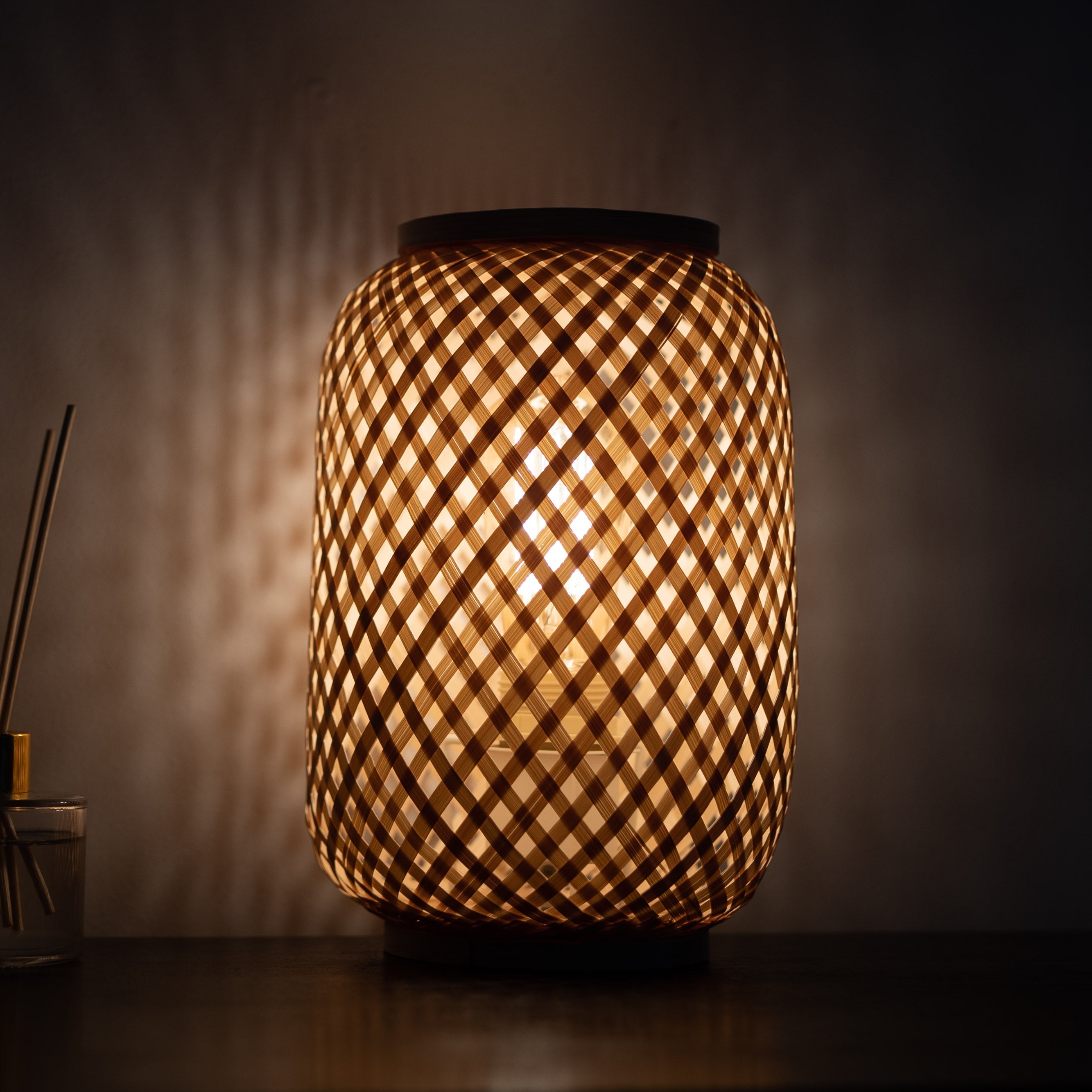 Brody Natural Bamboo Pad Lamp
