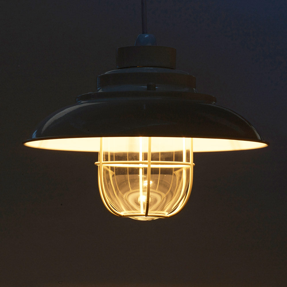 Worcester Fisherman Style Metal Non Electrical Ceiling Light, Cream