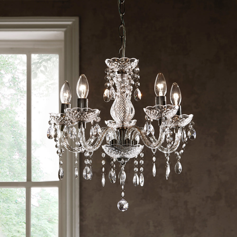 KLiving Tuscany Acrylic Droplets Chandelier
