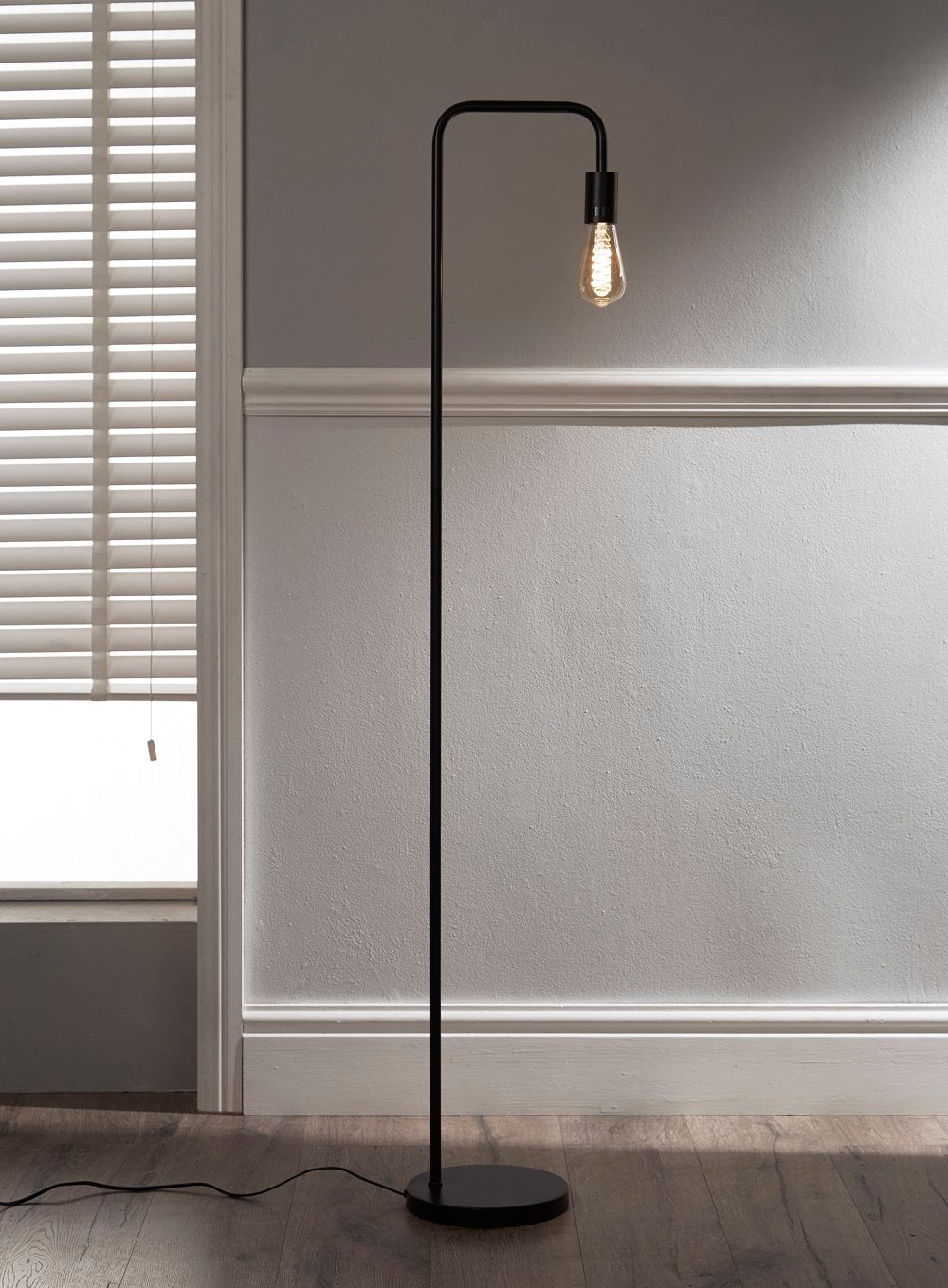 Industrial Style Retro Table lamps and Floor lamps, best used with Filament Style Led Bulbs available in various colours