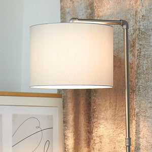 Brooklyn Industrial Vintage Metal Lamp with Cotton Shade