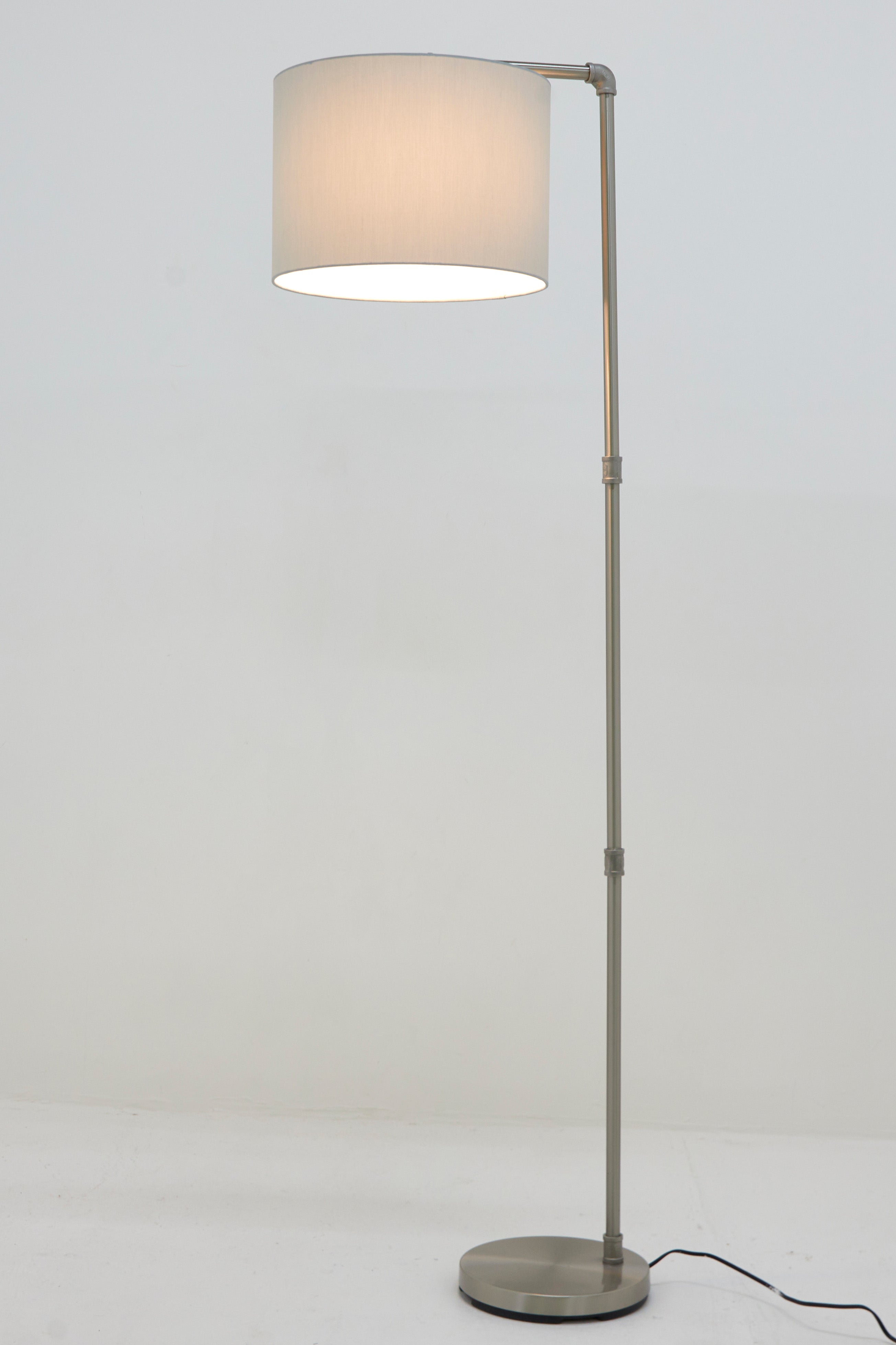 Brooklyn Industrial Vintage Metal Lamp with Cotton Shade