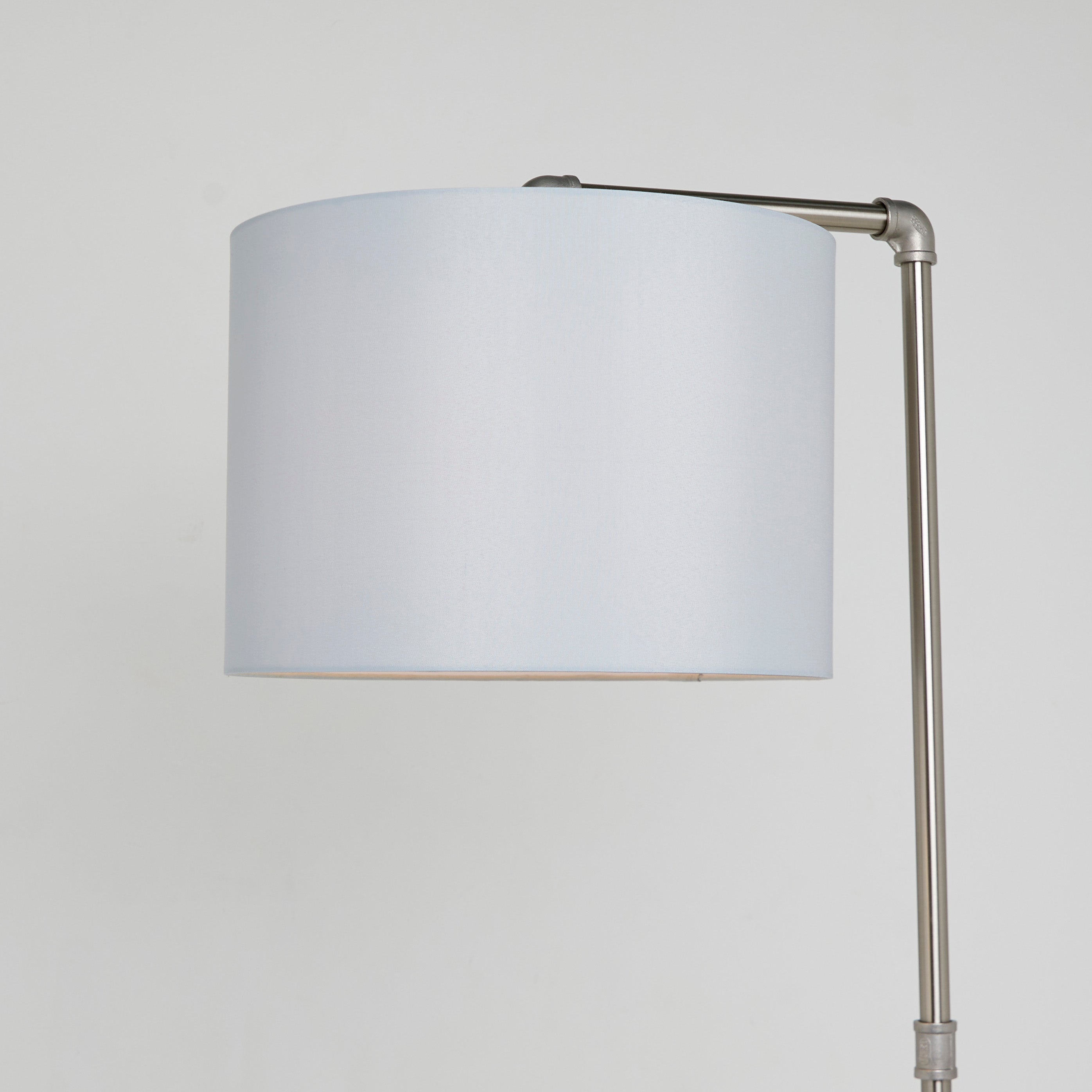 Brooklyn Industrial Vintage Metal Lamp with Cotton Shade