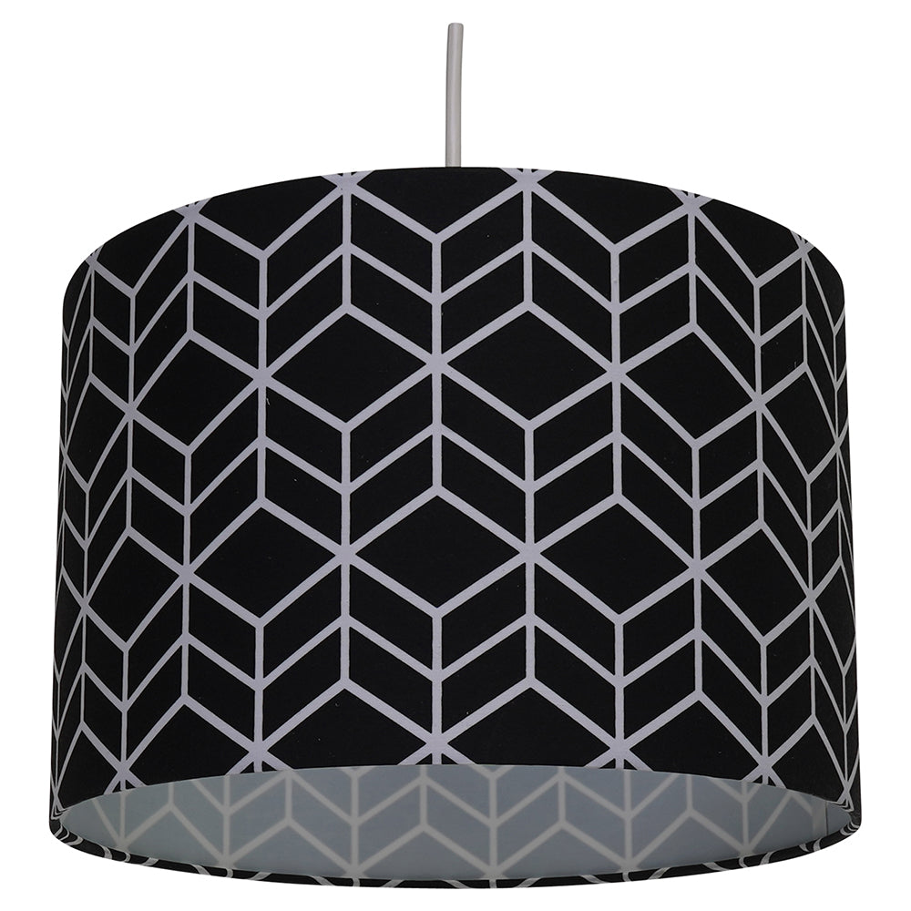 Vector Geometric Pendant Drum Light Shade