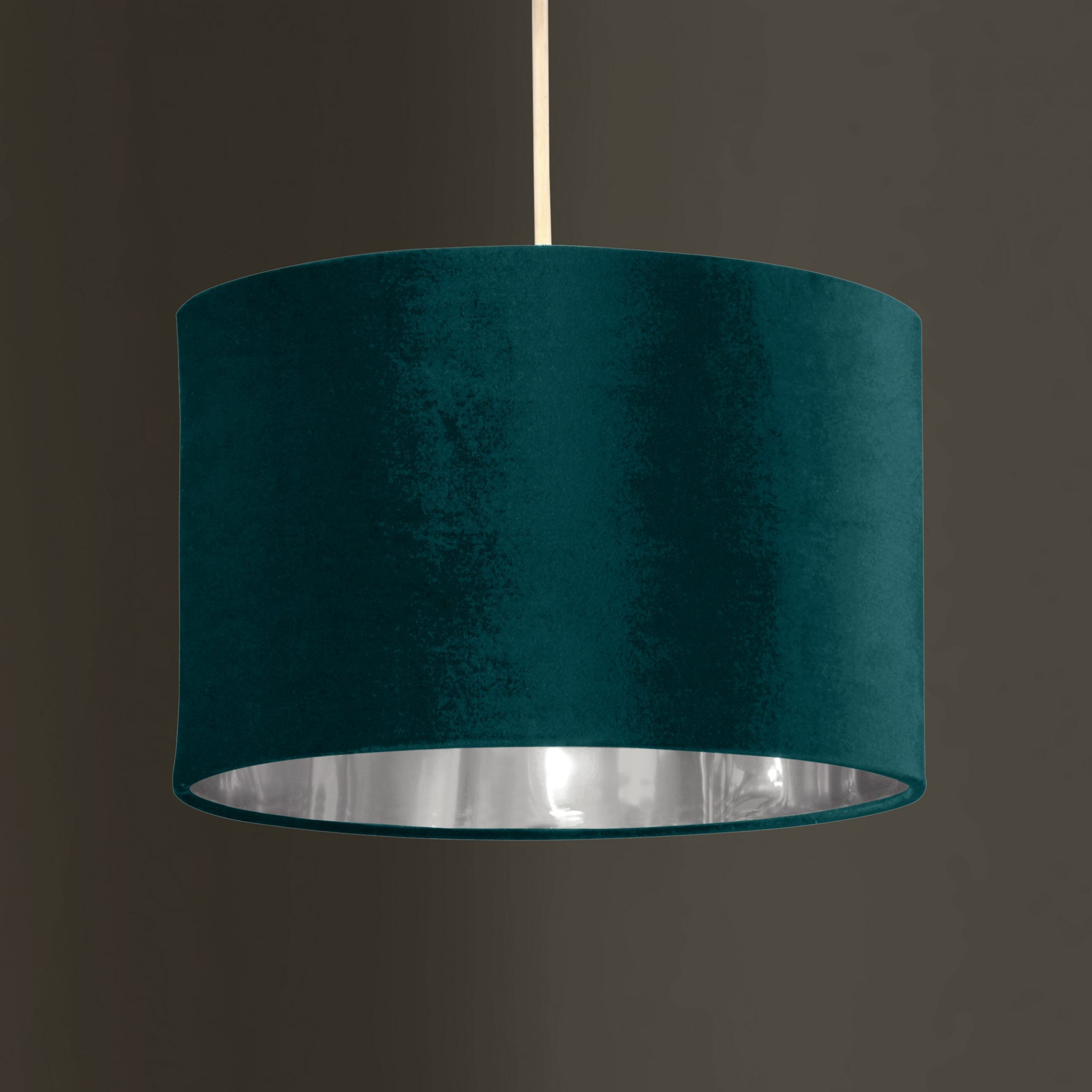 Deco Velvet & Metallic Finish Drum Light Shade