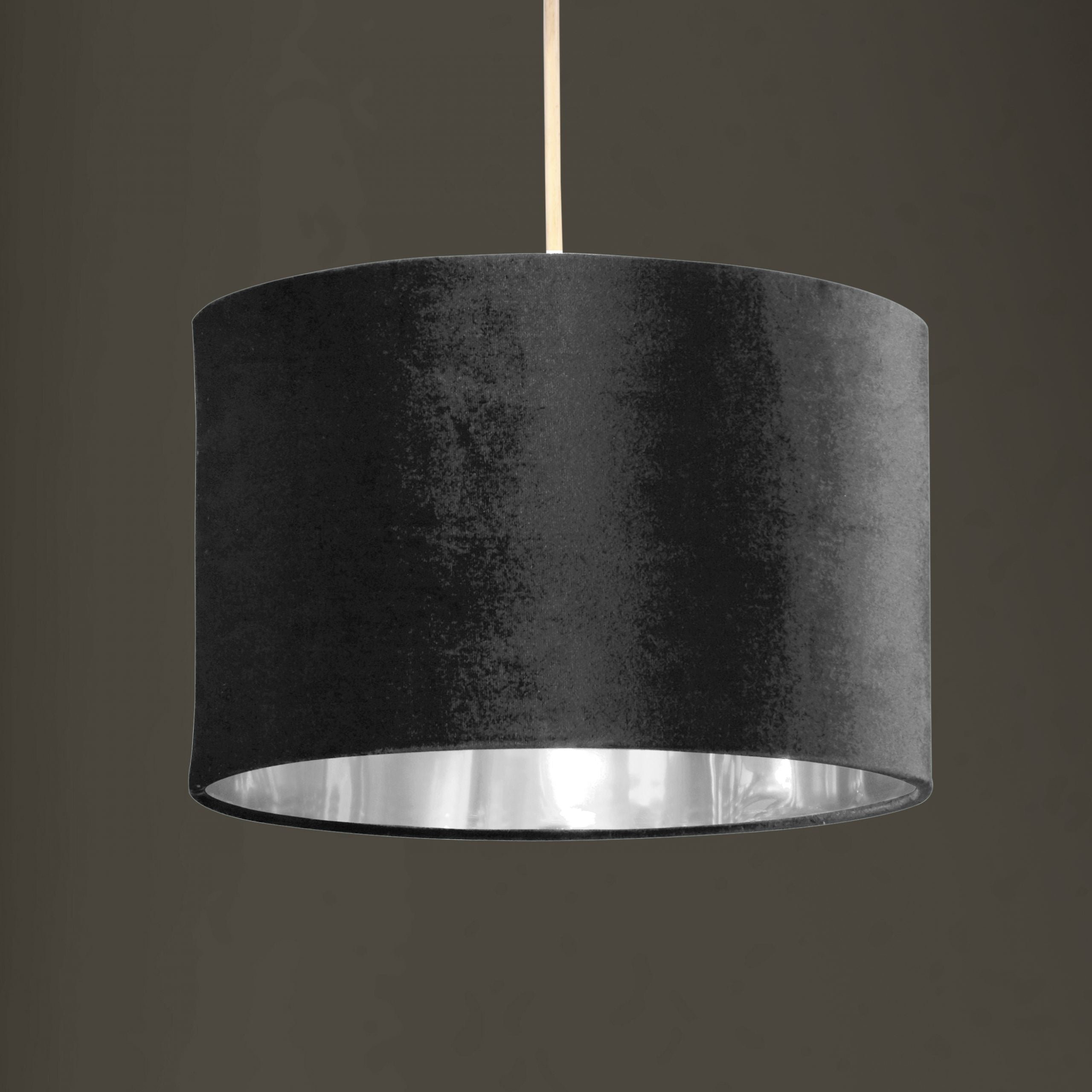 Deco Velvet & Metallic Finish Drum Light Shade