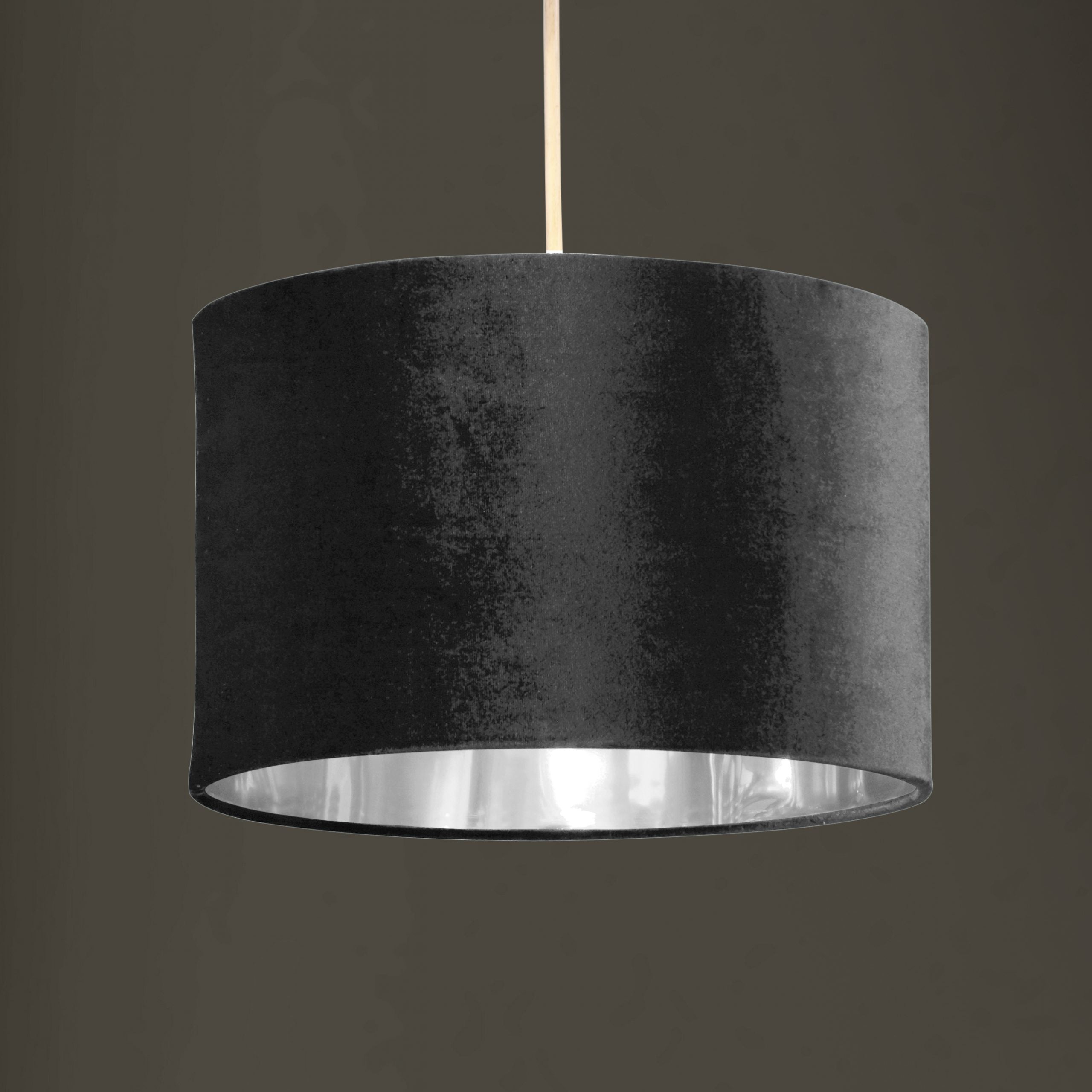 Deco Velvet & Metallic Finish Drum Light Shade